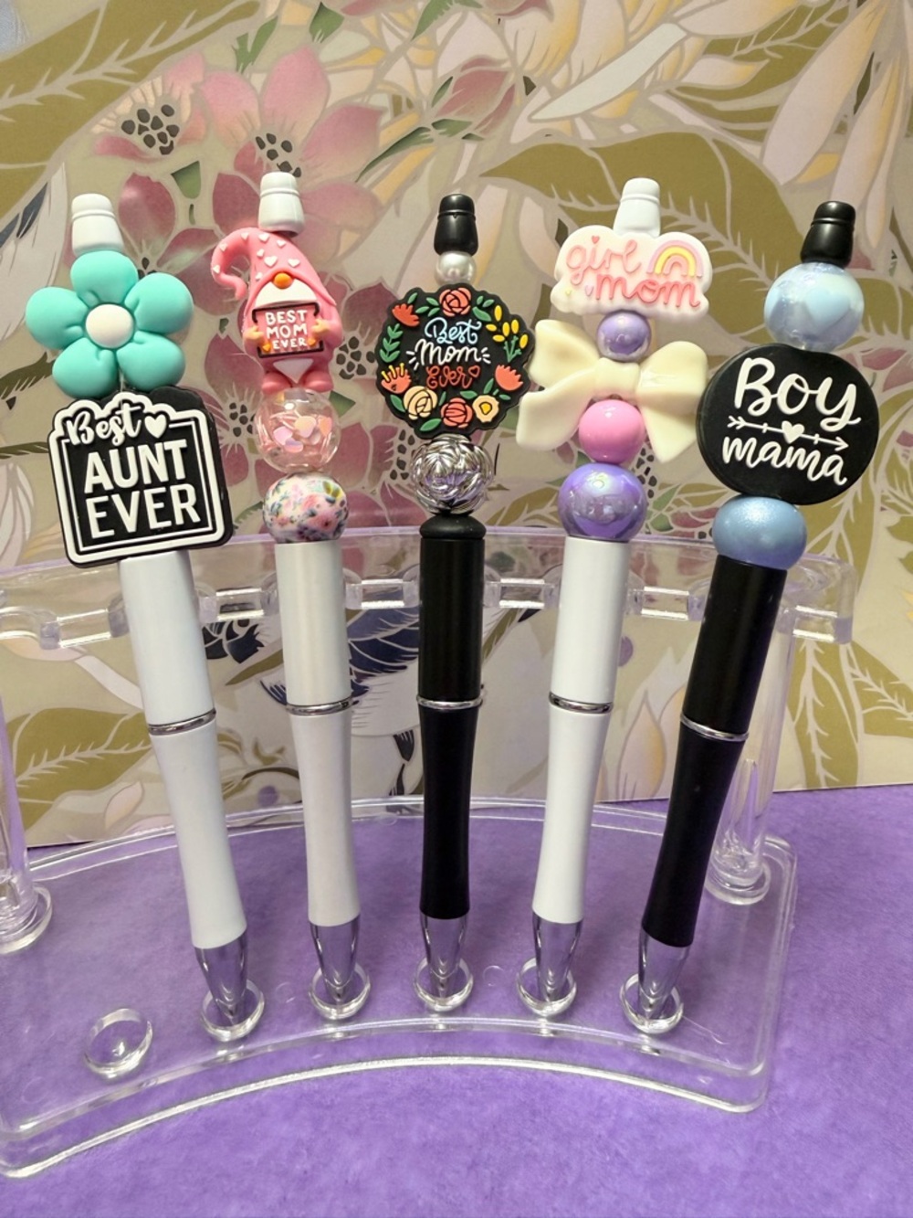 New Hand Beaded Pens for Mother’s Day